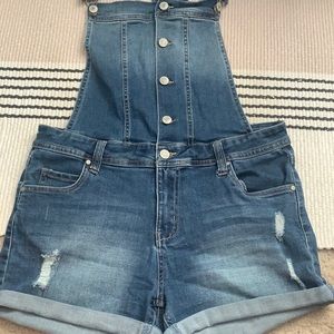 Blue Denim Overalls